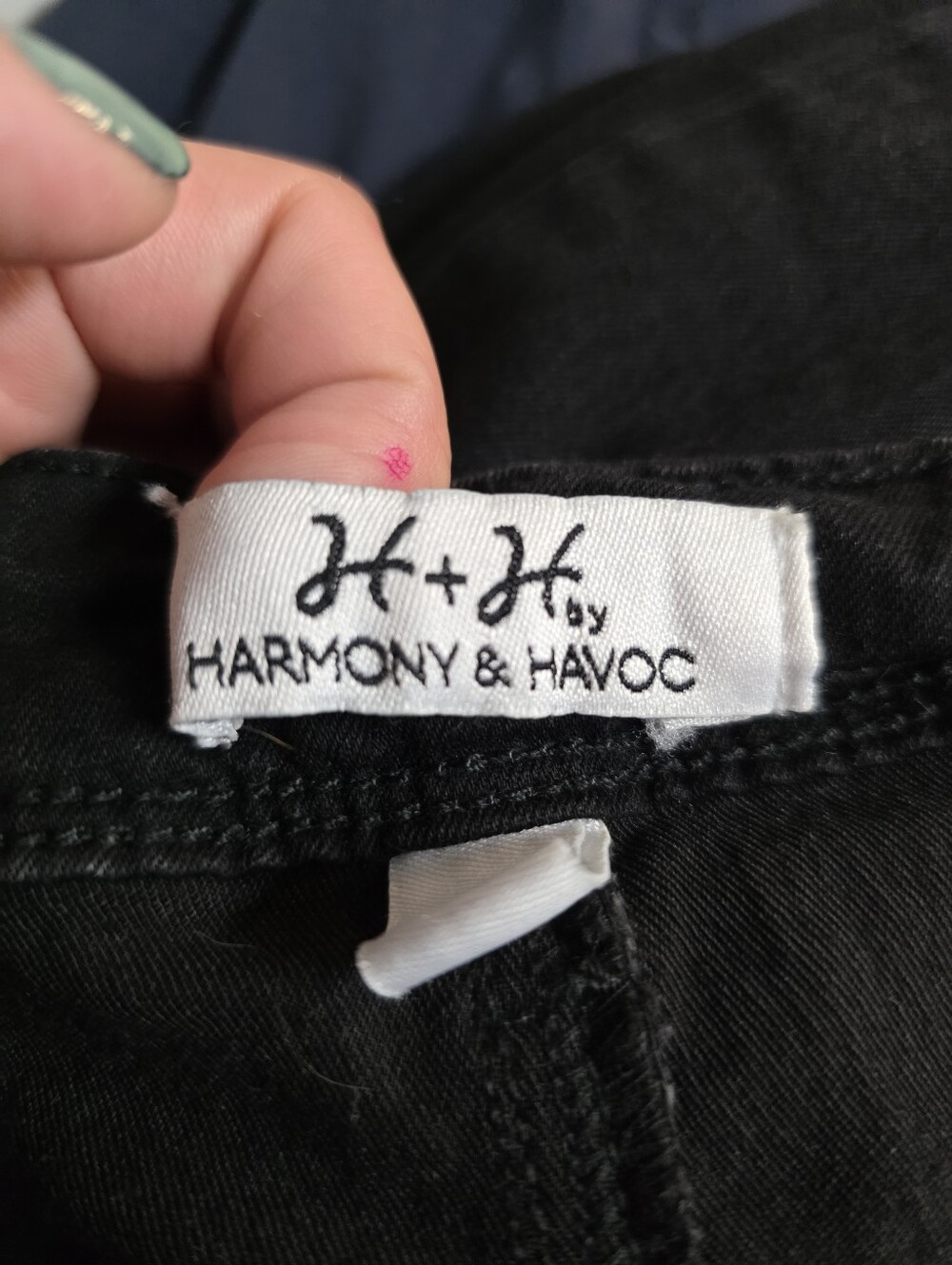 H&H By Harmony & Havoc Black Strechy Pant Leggings Size 10 - Picture 10 of 13